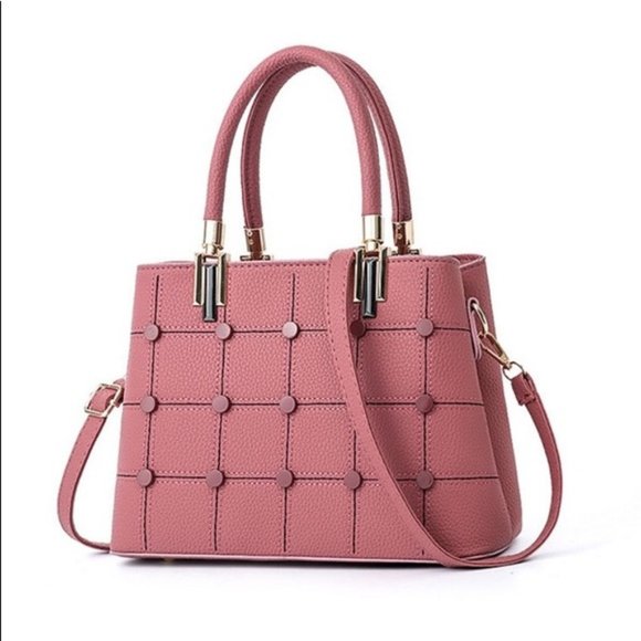 Top Handle Checker Shoulder Purse, cross body - Picture 1 of 6